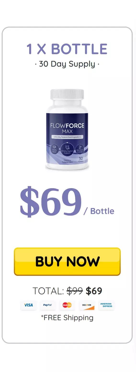 FlowForce Max™ 1 bottle pricing